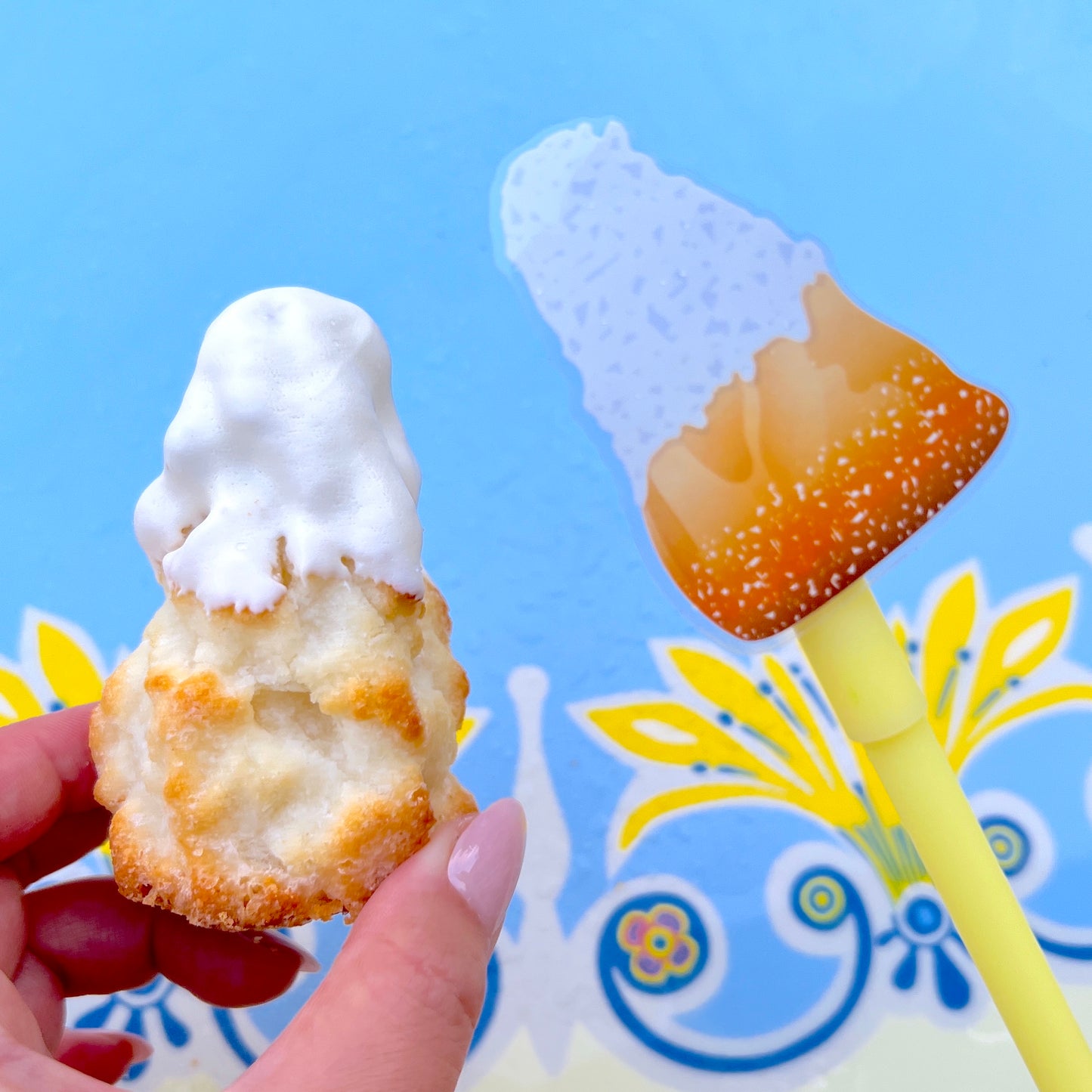 NEW! Clear WATERPROOF STICKER - Matterhorn Macaroon