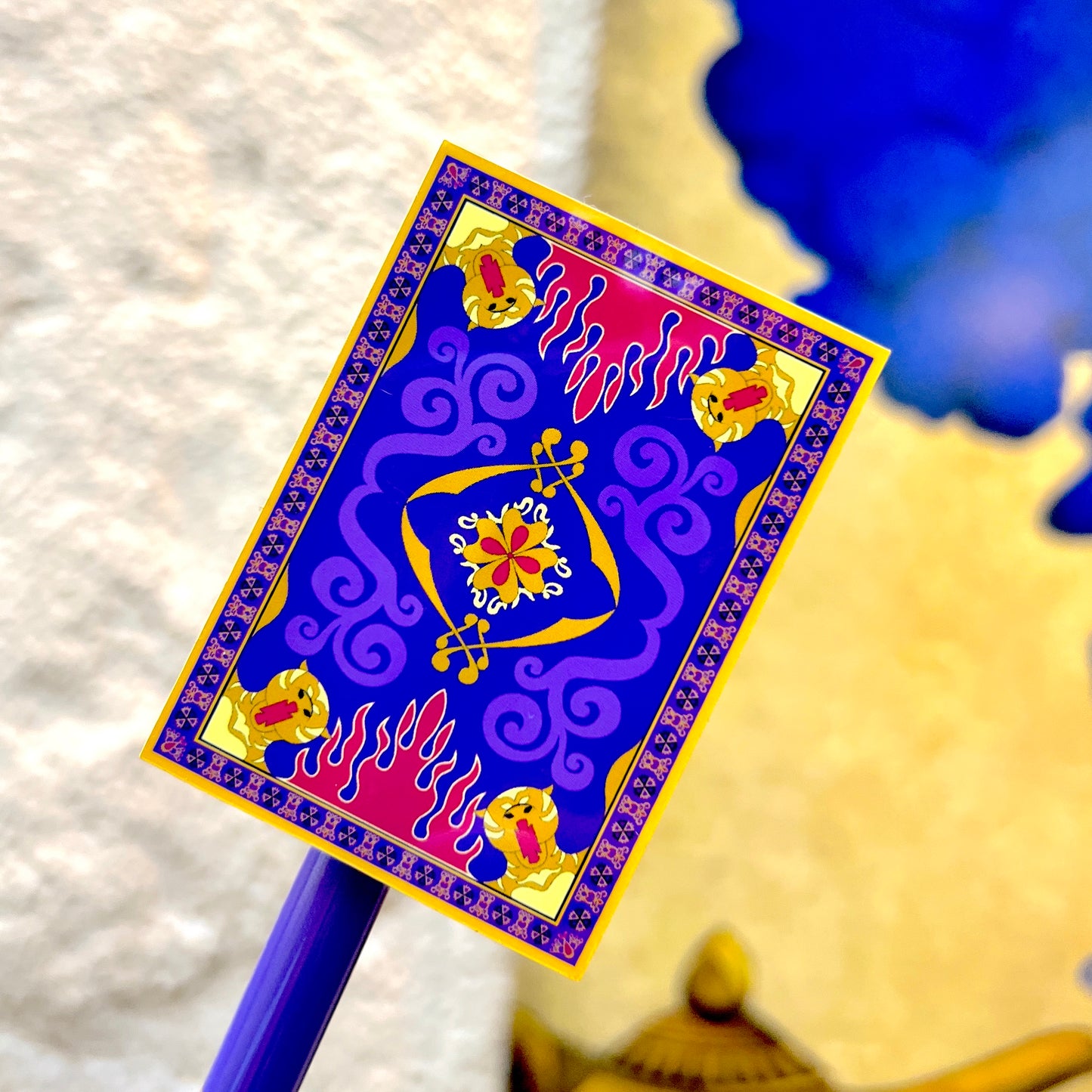 Vinyl Waterproof Sticker - Agrabah Magic Carpet