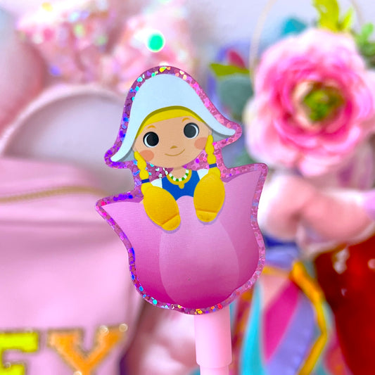 *LAST CHANCE* Waterproof Sticker - Small World Dutch Flower Girl