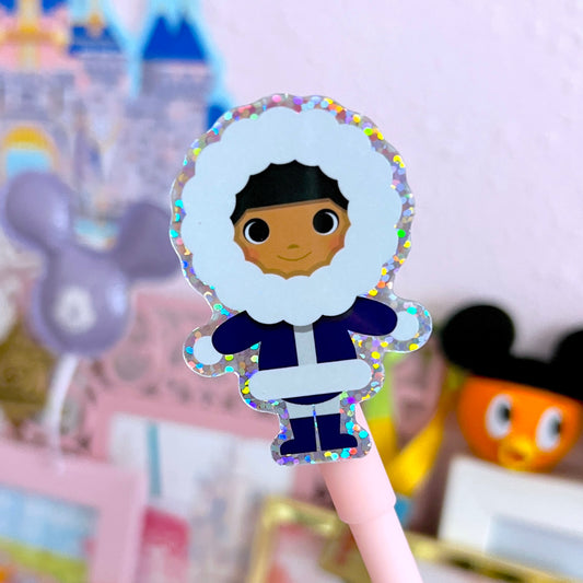 *LAST CHANCE* Waterproof Sticker - Small World Eskimo