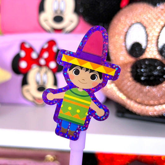 Glitter Waterproof Sticker - Small World Mexico