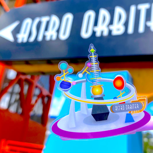 WATERPROOF STICKER - Tomorrowland Astro Orbiter