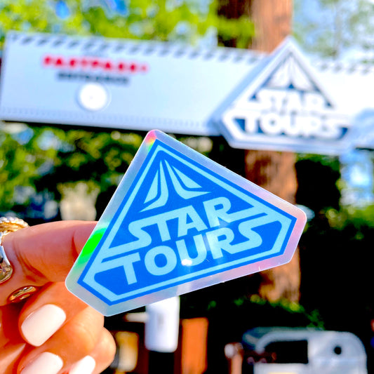 *LAST CHANCE* WATERPROOF Sticker - Star Tours