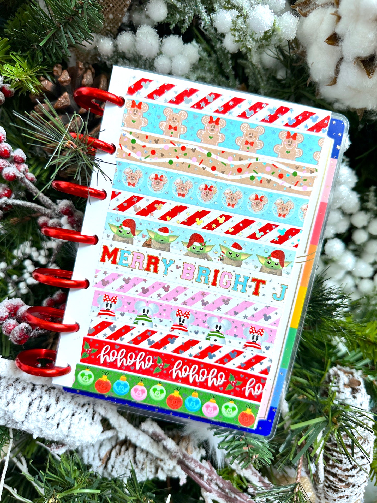 10MM Washi Tape - RED Candy Cane