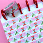 15MM Washi Tape - Magical Snowmen Pink Holiday