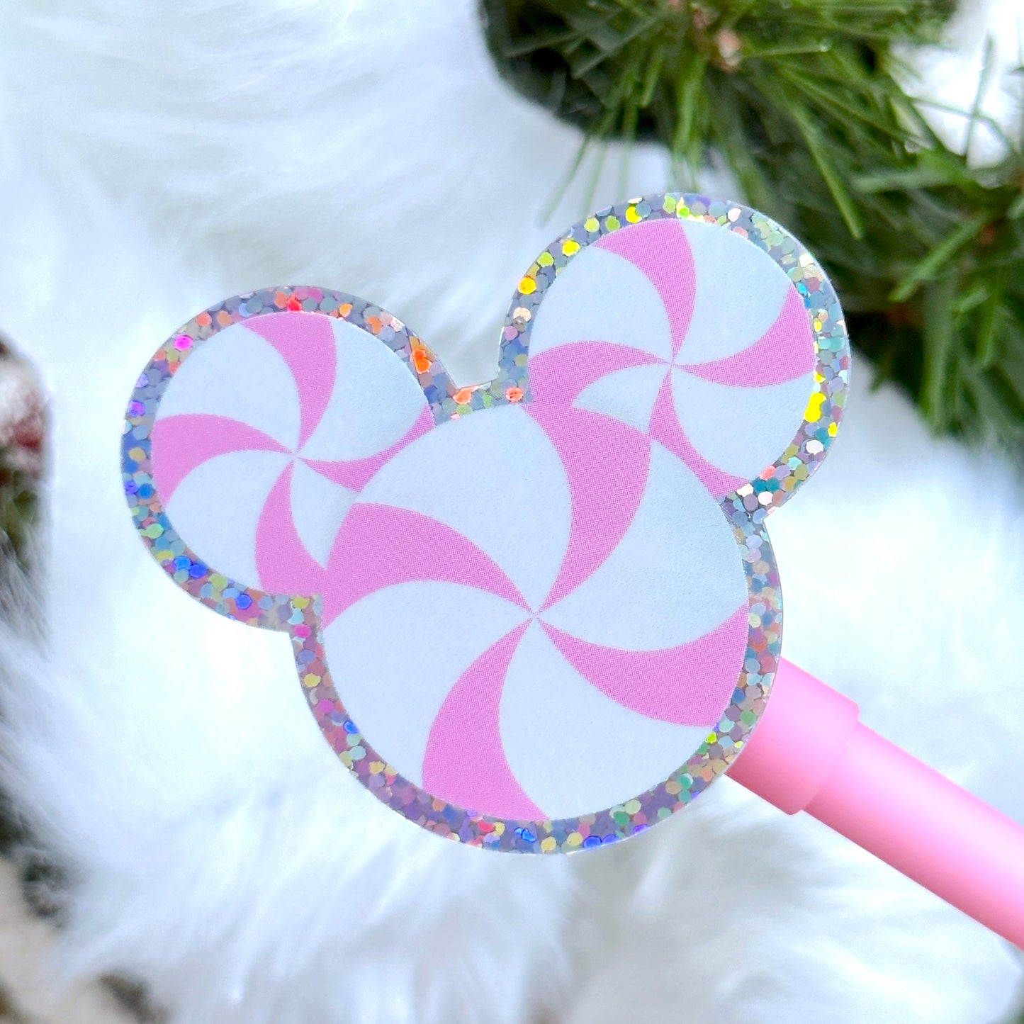 Magical Peppermints - Glitter Waterproof Sticker