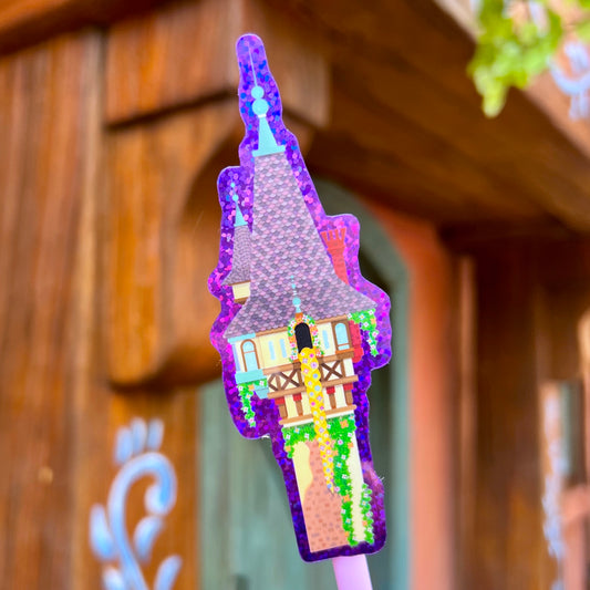 Waterproof Sticker - Princess Tower (Rapunzel)
