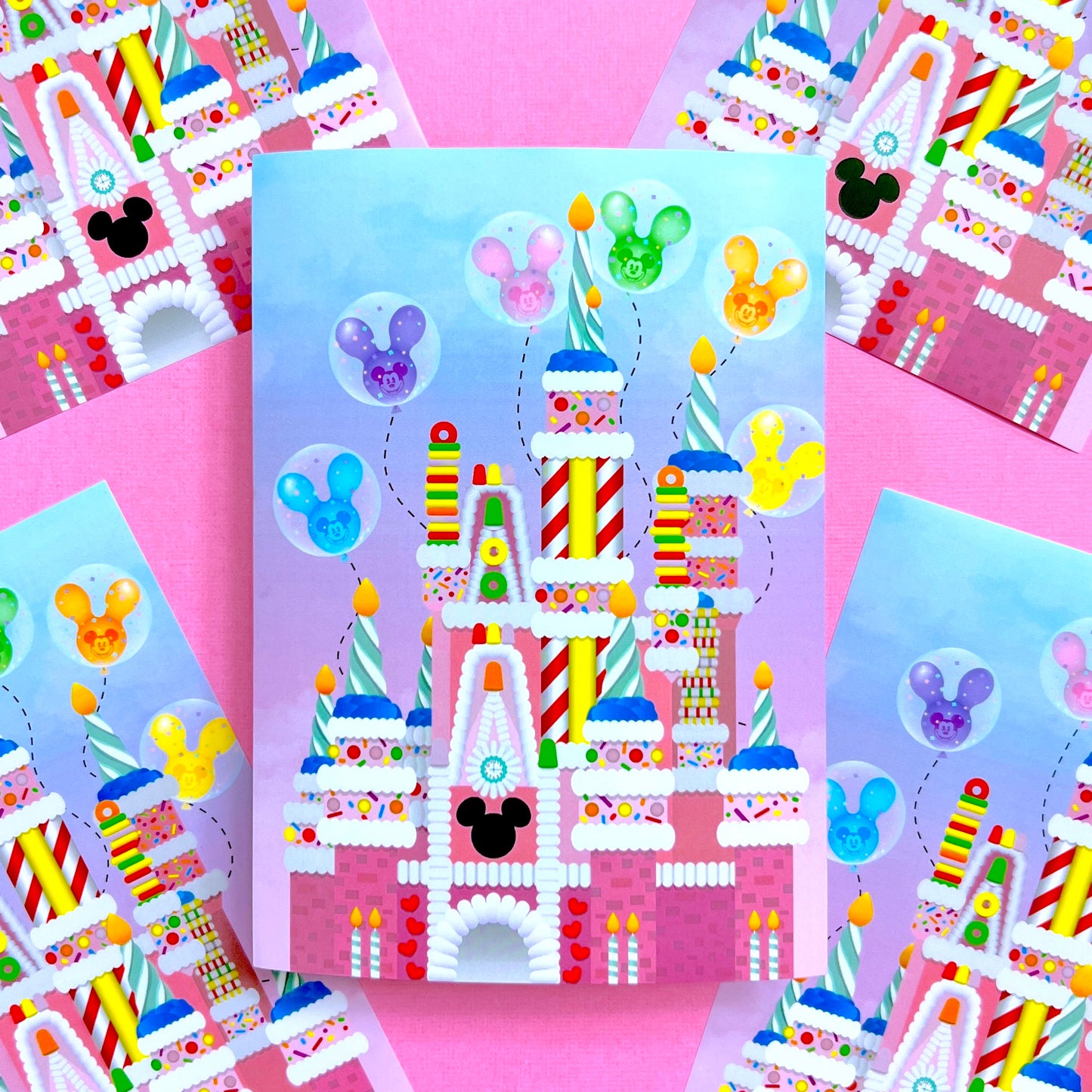 NEW! 5"x7" Full Page Sticker - Cake Castle