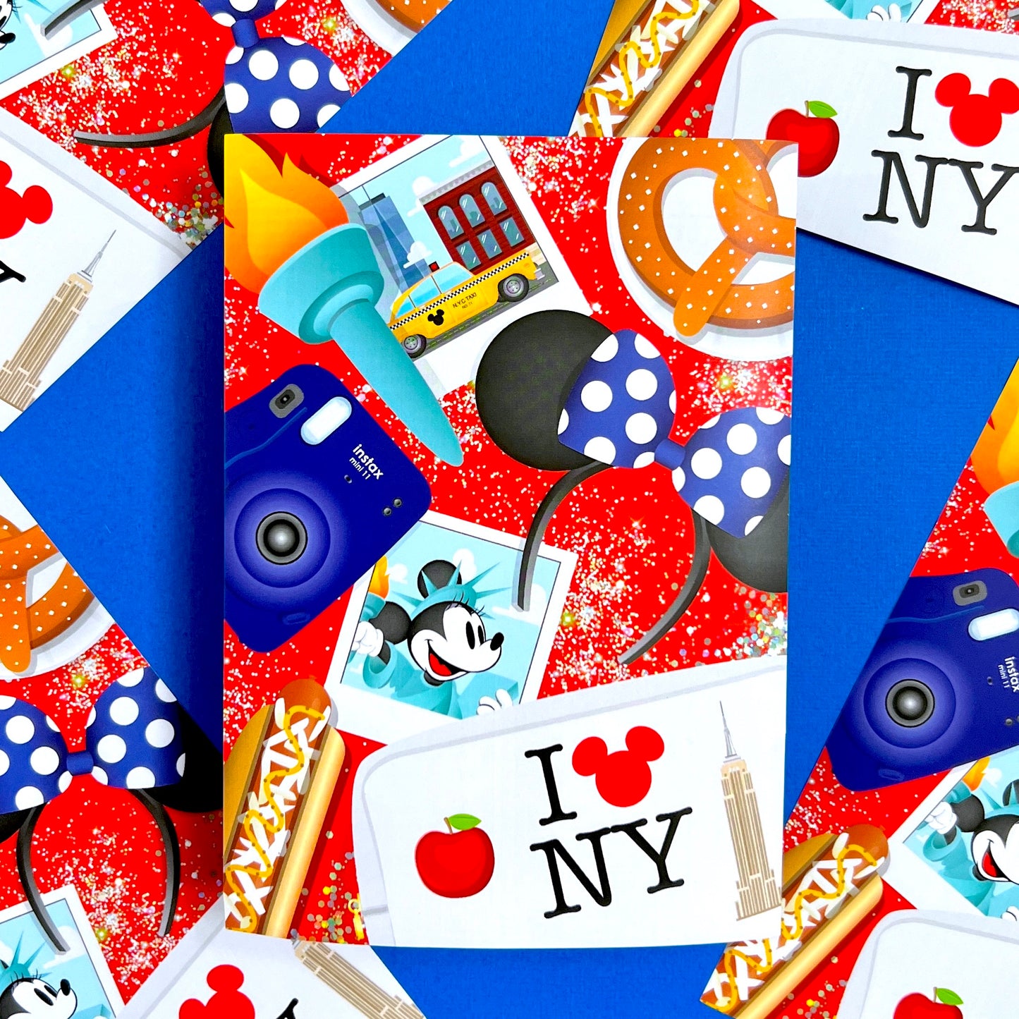 *OOPS QUALITY* 5"x7" Full Page Sticker - Destinations: NYC