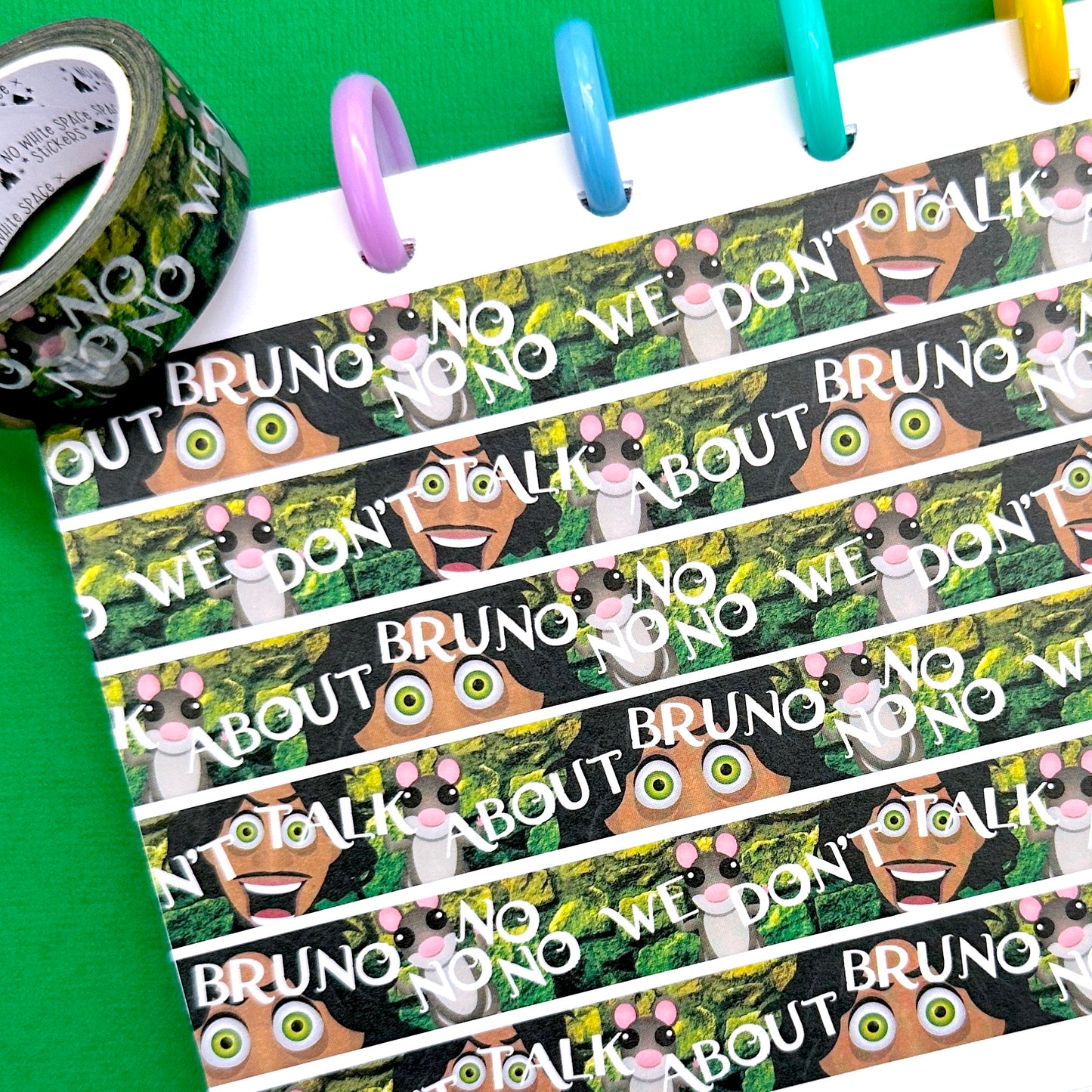 $1 DEAL! 15MM Washi Tape - We Don't Talk About Bruno (ENCANTO)