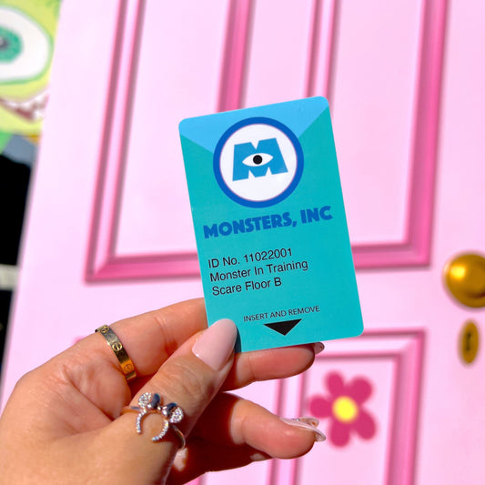 $1 DEAL - PVC Washi Card - Monsters Scare Floor Card