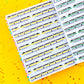 $1 DEAL - 15MM Washi Tape - MONORAIL YELLOW