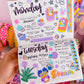 Journaling Flag Stickers - Rainbow