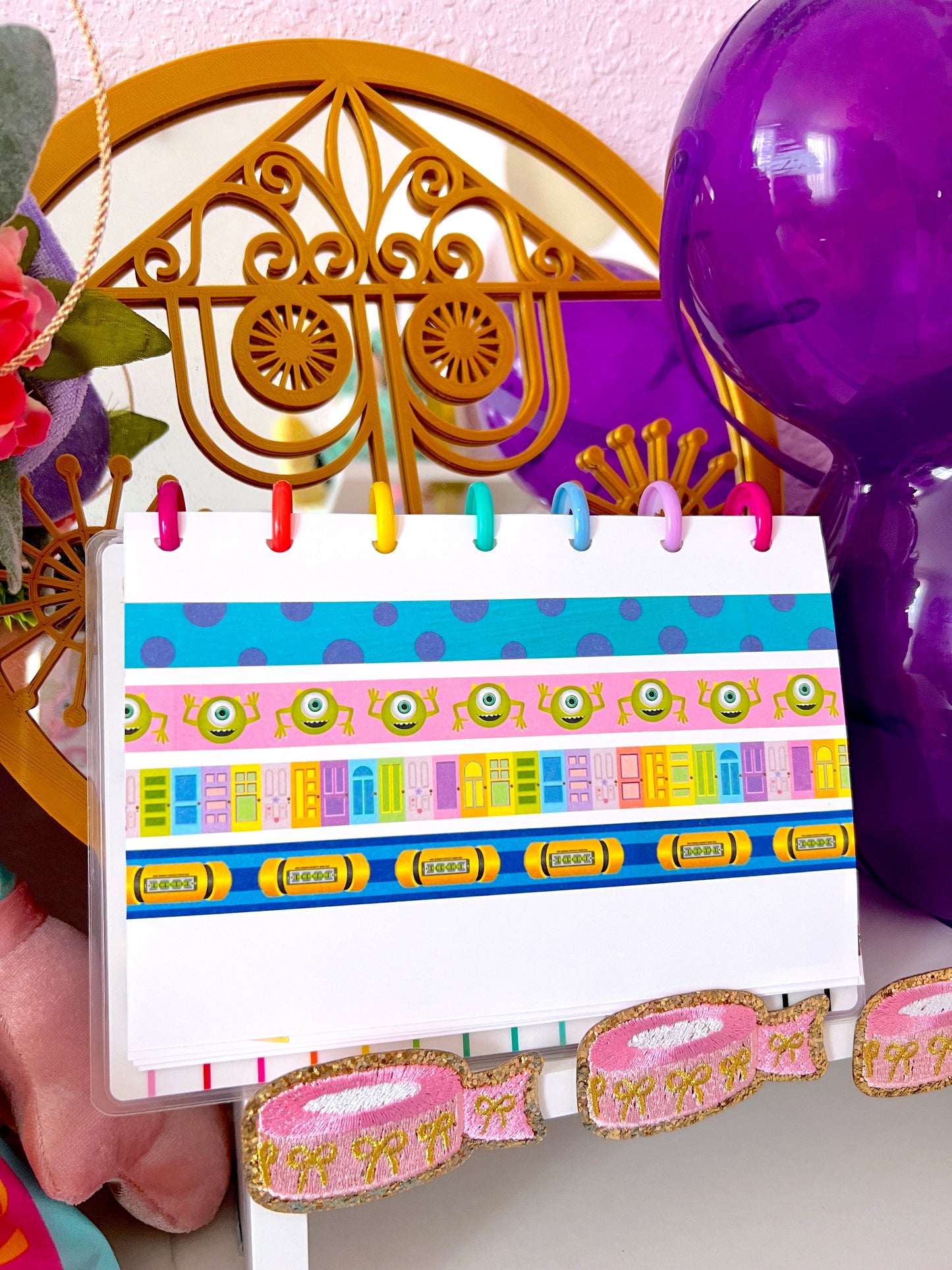 $1 DEAL! 15MM Washi Tape - Scream Cans (MONSTERS INC.)