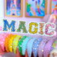 Waterproof Sticker - Varsity Letter "MAGIC"